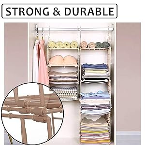 Primelife-5-Layer-Folding-Clothes-Storage-RacksMaximize-a-Closets-SpaceCloth-Sto