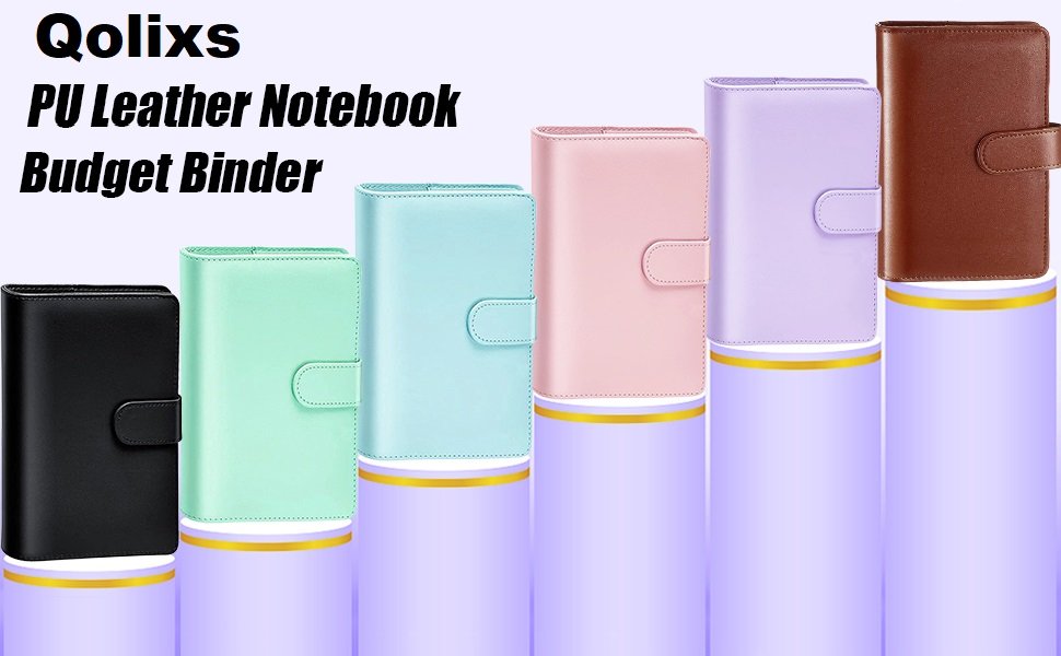 Qolixs-Budget-Binder-Money-Saving-Binder-with-Zipper-Envelopes-Cash-Envelopes-an