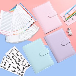 Qolixs-Budget-Binder-Money-Saving-Binder-with-Zipper-Envelopes-Cash-Envelopes-an