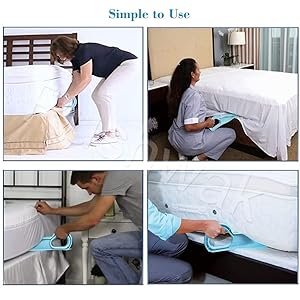 Rushwak-Plastic-Pack-of-2-Mattress-Lifter-Tool-2-in-1-Bedsheet-Tucker-ToolStand-