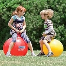 SEVIAJumpingKidsBallRubberHopBallKangarooBouncer65cmHoppityHopJumpingBallwithHan