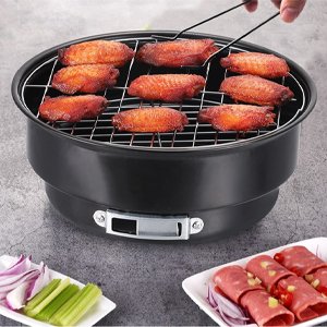 SG-mart-Portable-BBQ-Grill-with-Cooler-Carry-Bag-2-in1-Barbecue-Oven-Folding-Tab