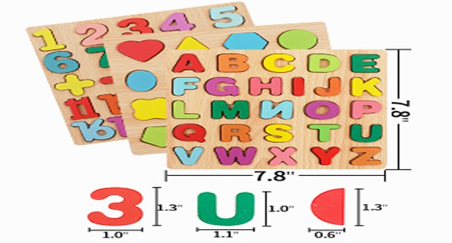 SHINETOY-Wooden-Puzzles-for-Toddlers-Wooden-Number-Puzzles-Toddler-Learning-Puzz