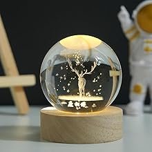 SHOPOGENIX-3D-Deer-Crystal-Ball-Night-Lamp-Warm-Light-Compact-USB-Wall-Charger-6