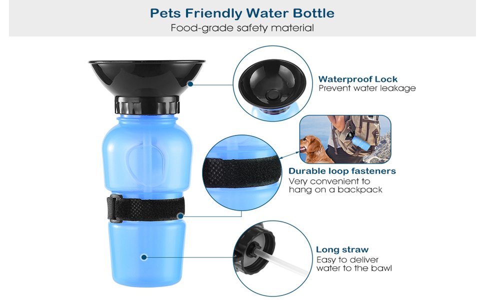 SILENCIO-Dog-Water-Bowl-Bottle-Sipper-Portable-Aqua-Dog-Travel-Water-Bottle-Bowl