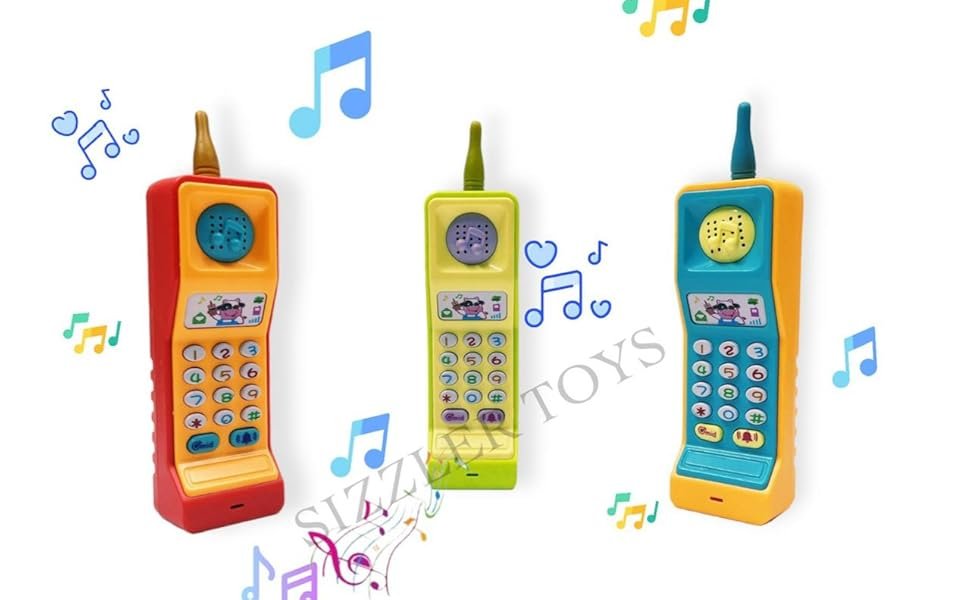 SIZZLER-TOYS-Presents-Musical-Funny-Mobile-Phone-Toy-Multifunctional-Sound-Assor