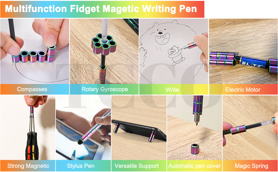 SKINPLUS-Toy-Pen-Decompression-Magnetic-Metal-Pen-Eliminate-Pressure-Fidget-Gadg