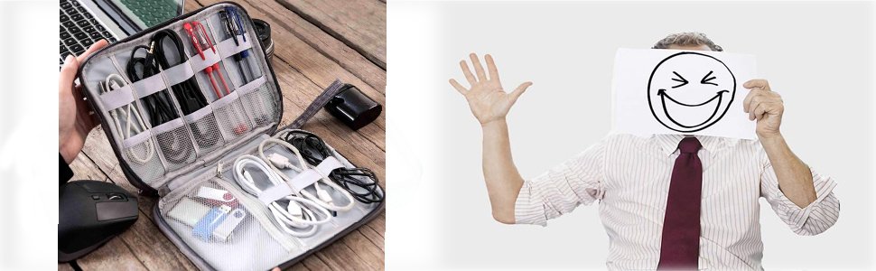 Seagull-flight-of-fashion-Single-Layer-Electronic-Gadget-Organizer-Case-Tech-Kit