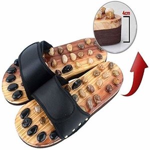 TorioxMassageSlipperFootMassagerJadeStoneAcupointMassageSlippersShoesReflexology