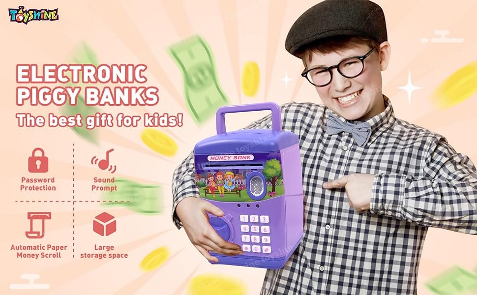 Toyshine-Money-Safe-Kids-With-Finger-Print-Sensor-Piggy-Savings-Bank-With-Electr