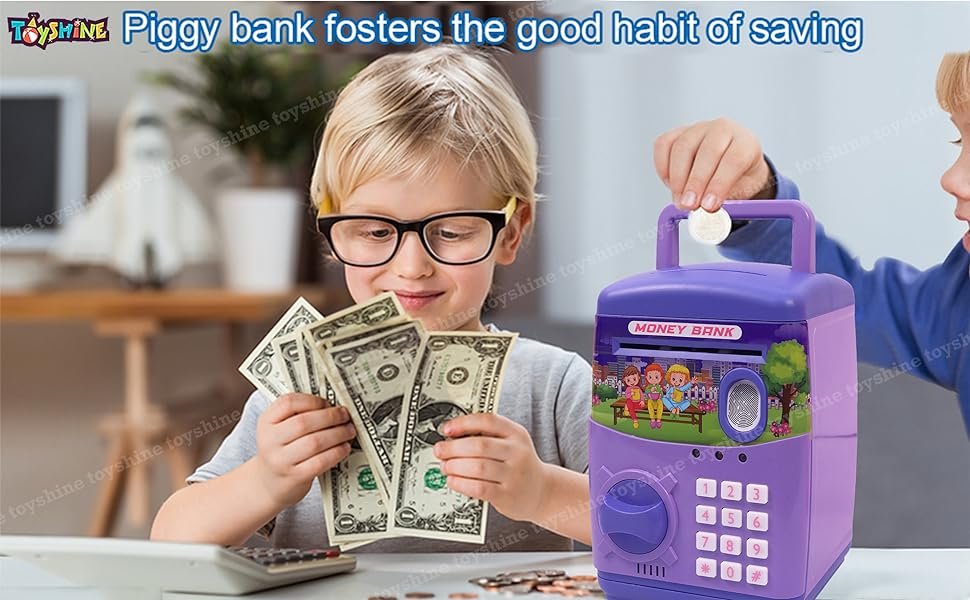 Toyshine-Money-Safe-Kids-With-Finger-Print-Sensor-Piggy-Savings-Bank-With-Electr