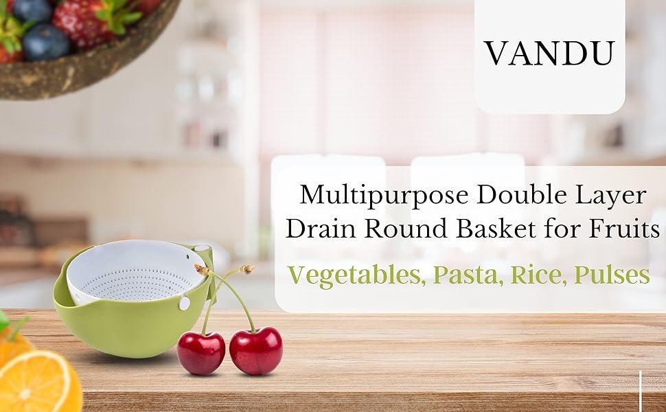 VANDU-Multipurpose-Double-Layer-Drain-Round-Basket-for-Fruits-Vegetables-Pasta-R