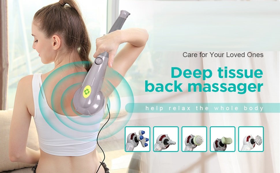 VYATIRANG8in1MagicHandheldBodyMASSAGERMachineWithWeightLossFunctionVibrationforB