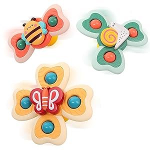 WembleySuctionSpinnerToyforBabyBathToysWaterToysforKidsFidgetSpinnerSpinningSens